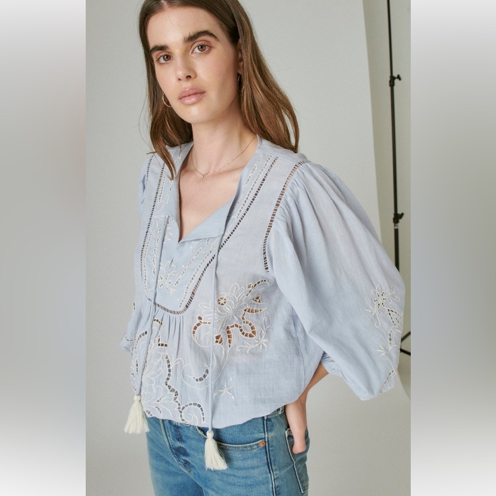 Lucky Brand Peasant Top